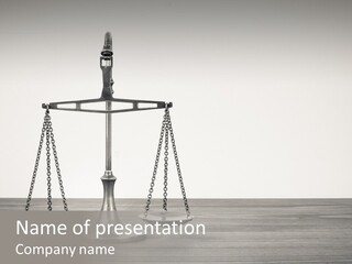 Litigation Old Innocence PowerPoint Template