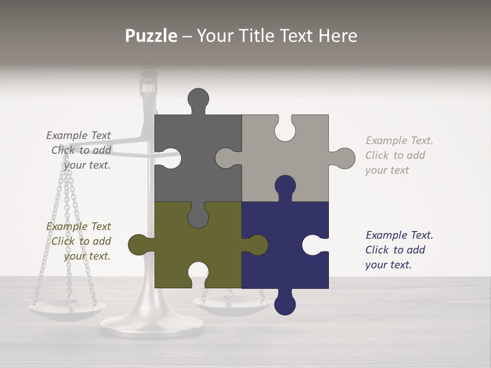 Litigation Old Innocence PowerPoint Template