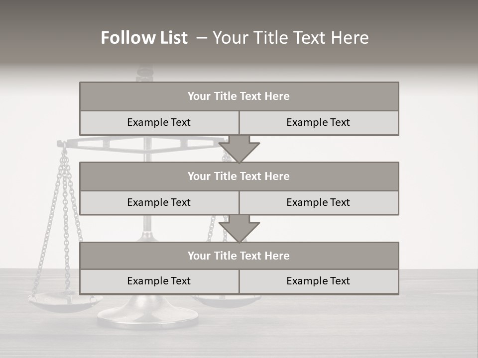 Litigation Old Innocence PowerPoint Template