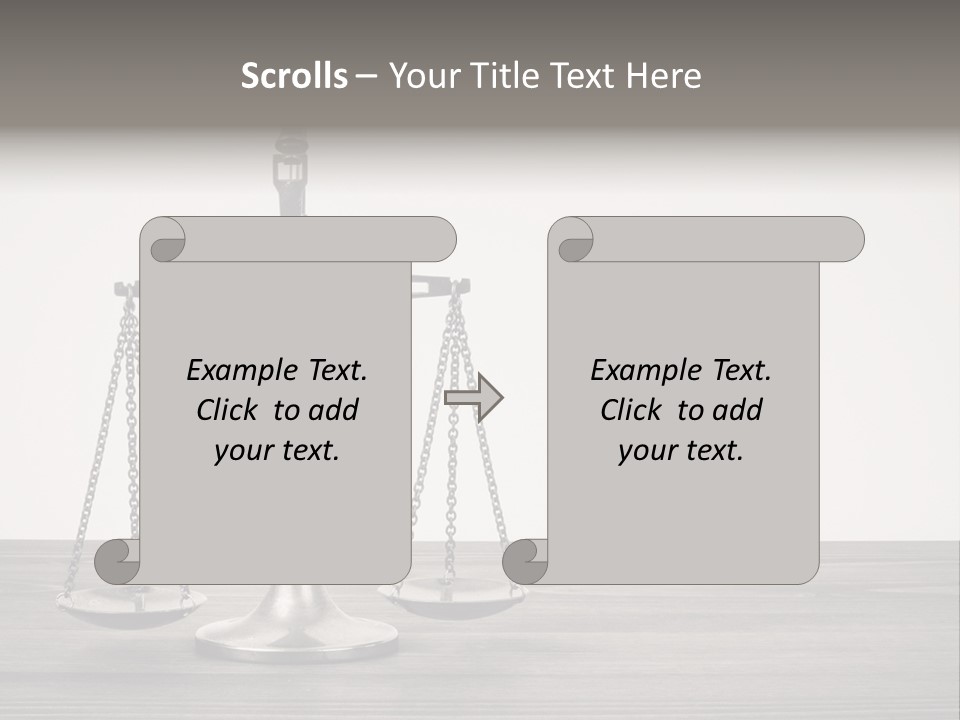 Litigation Old Innocence PowerPoint Template
