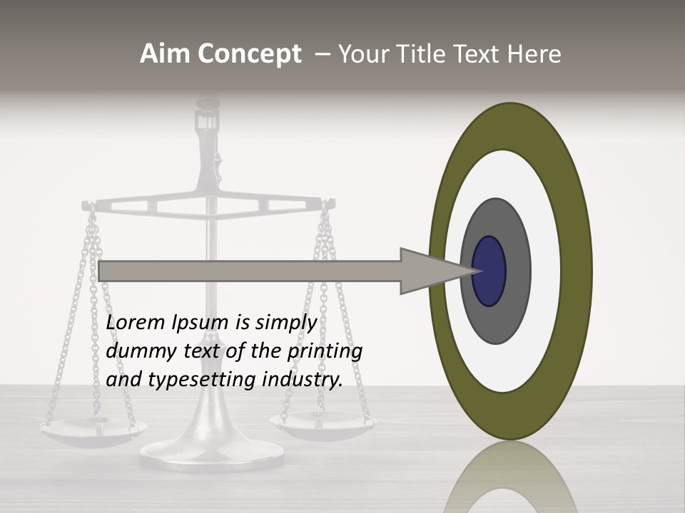 Litigation Old Innocence PowerPoint Template