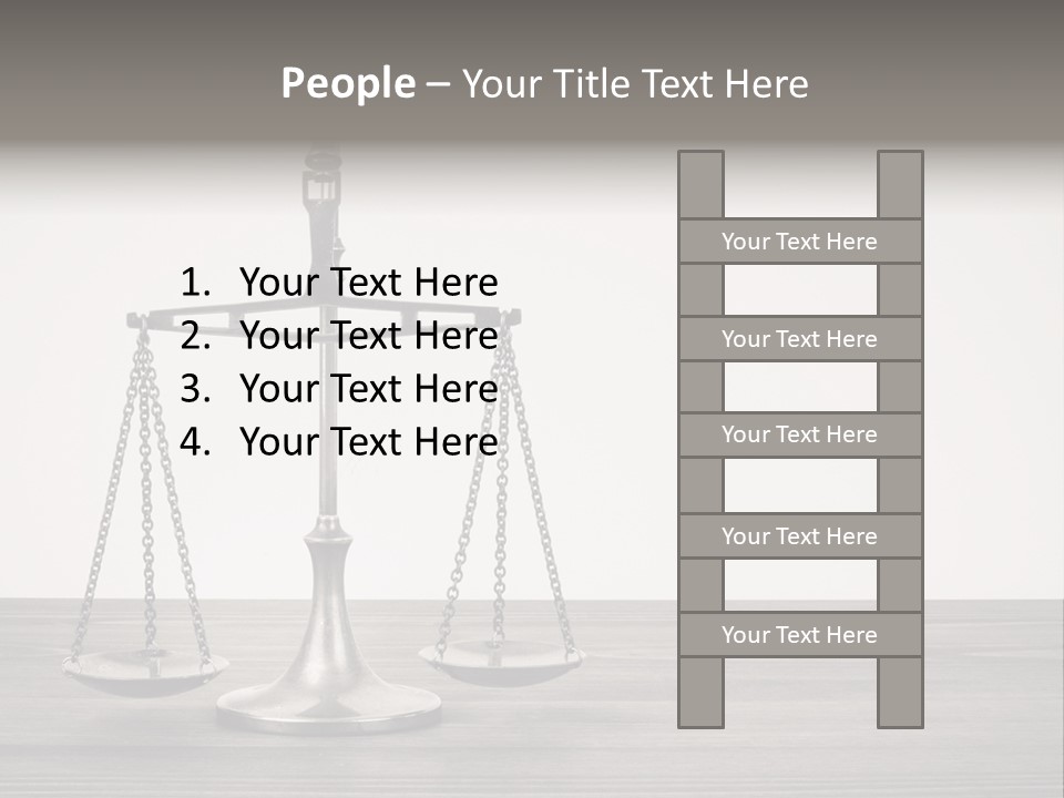 Litigation Old Innocence PowerPoint Template