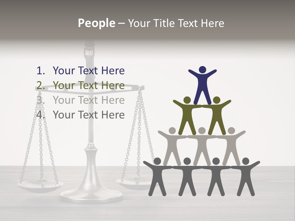 Litigation Old Innocence PowerPoint Template