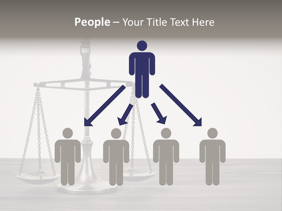 Litigation Old Innocence PowerPoint Template