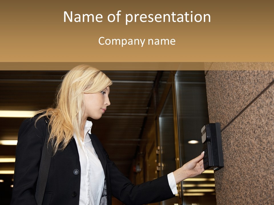 Key Person Place PowerPoint Template