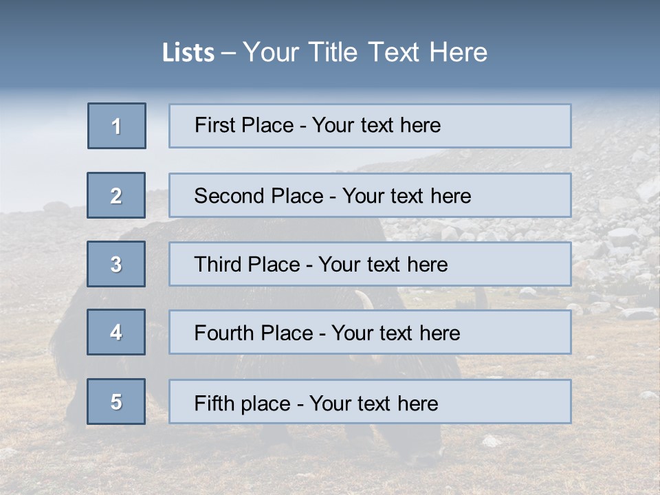 Fur Asia Rock PowerPoint Template