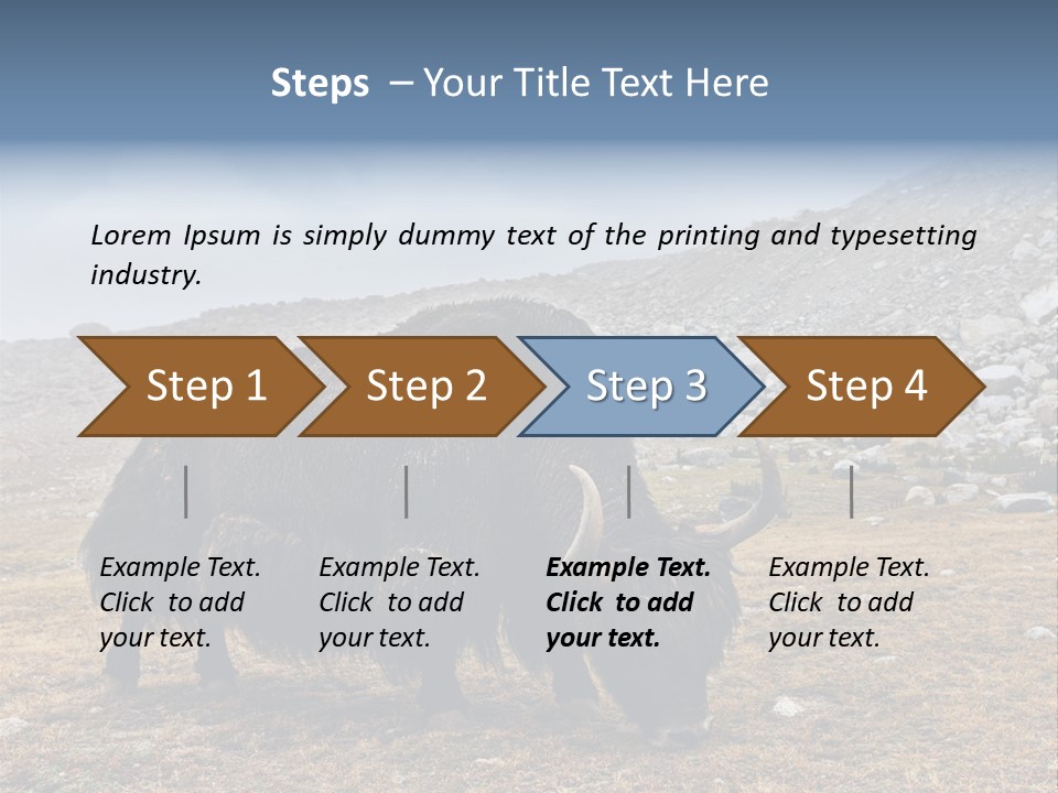 Fur Asia Rock PowerPoint Template