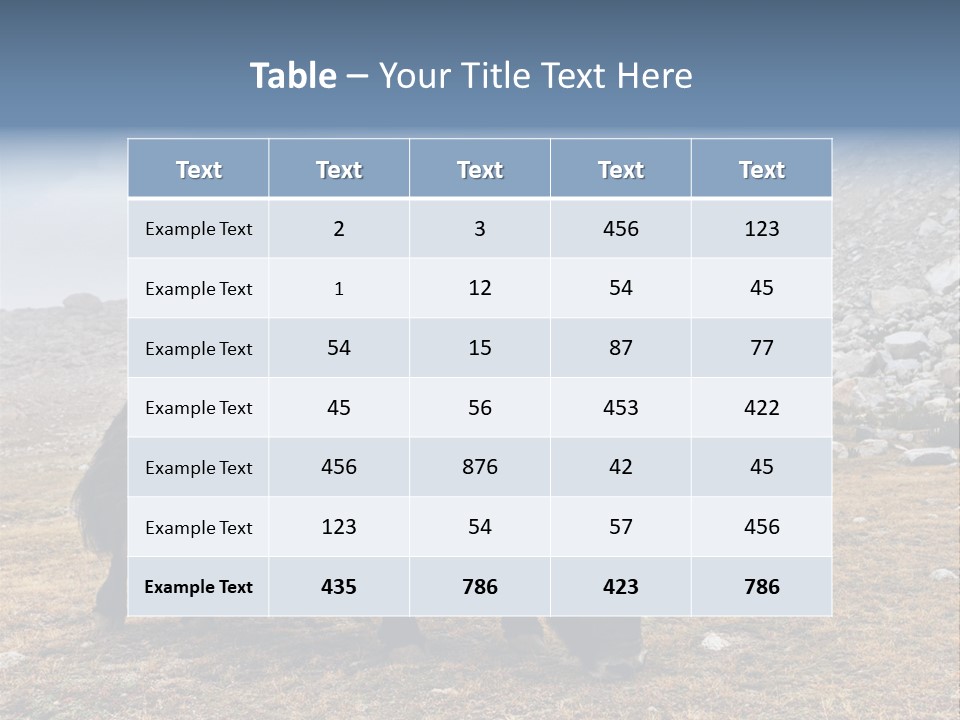 Fur Asia Rock PowerPoint Template