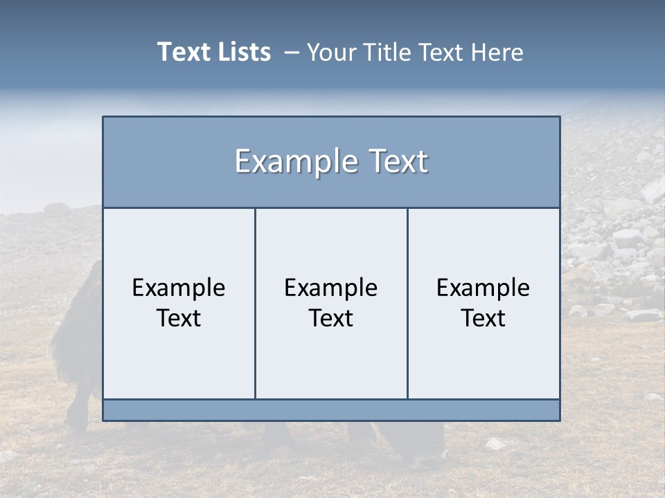 Fur Asia Rock PowerPoint Template