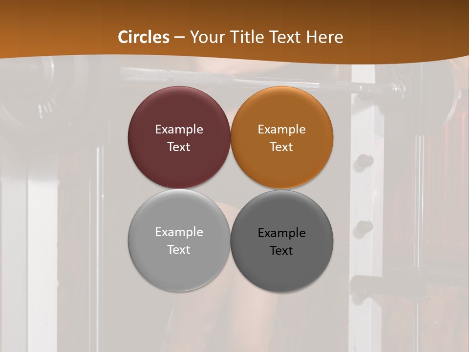 Healthy Sportswoman Bottle PowerPoint Template