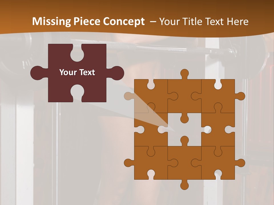 Healthy Sportswoman Bottle PowerPoint Template