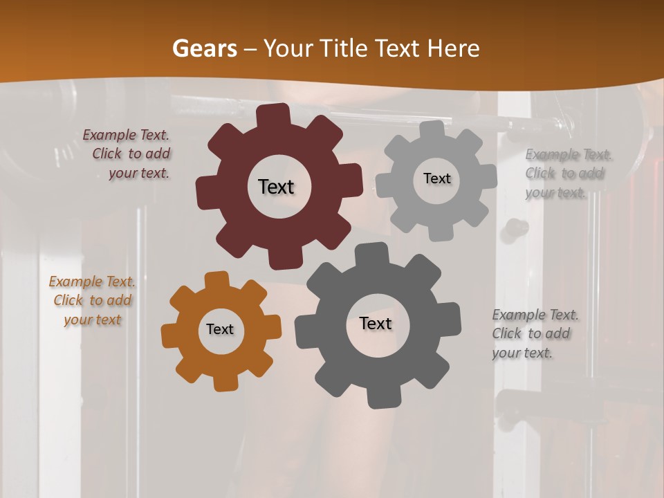 Healthy Sportswoman Bottle PowerPoint Template