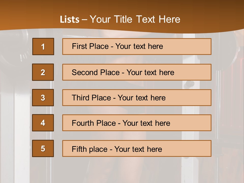 Healthy Sportswoman Bottle PowerPoint Template