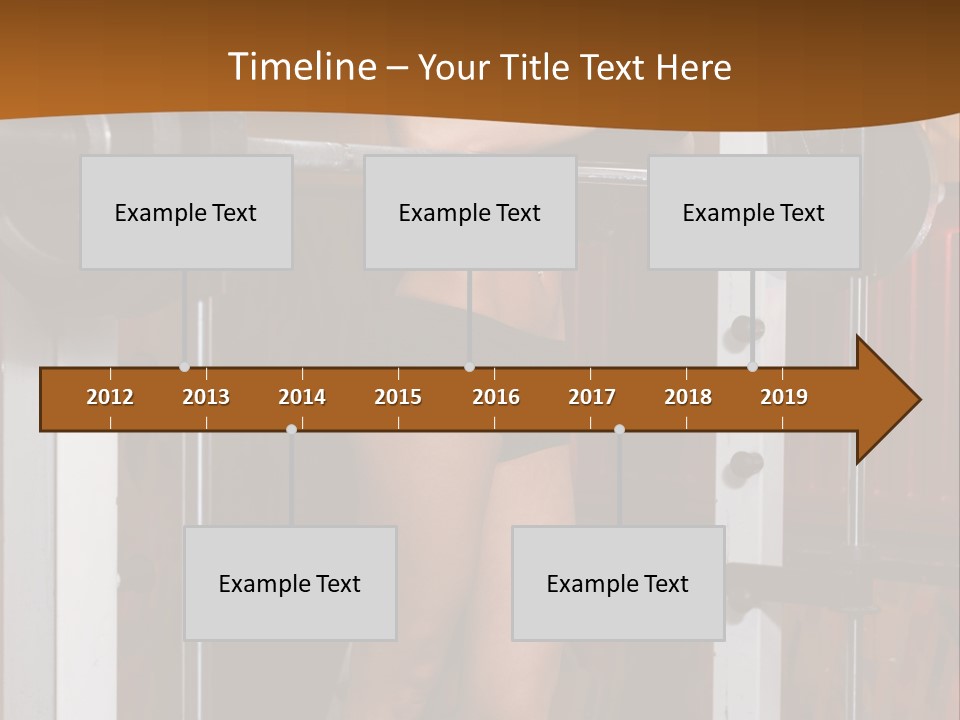 Healthy Sportswoman Bottle PowerPoint Template