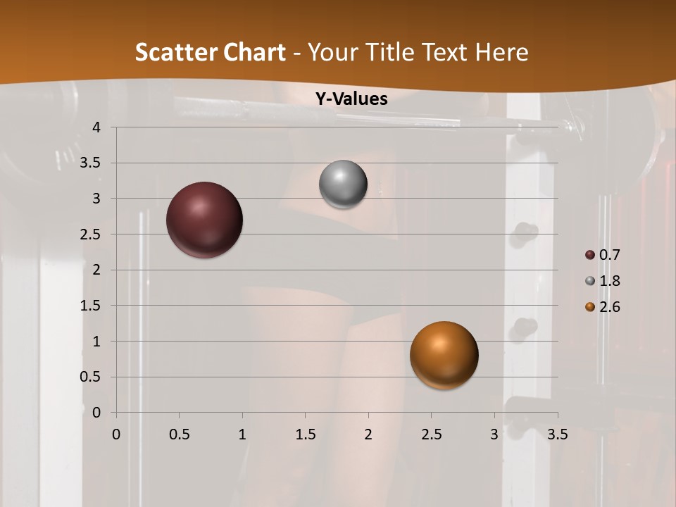 Healthy Sportswoman Bottle PowerPoint Template