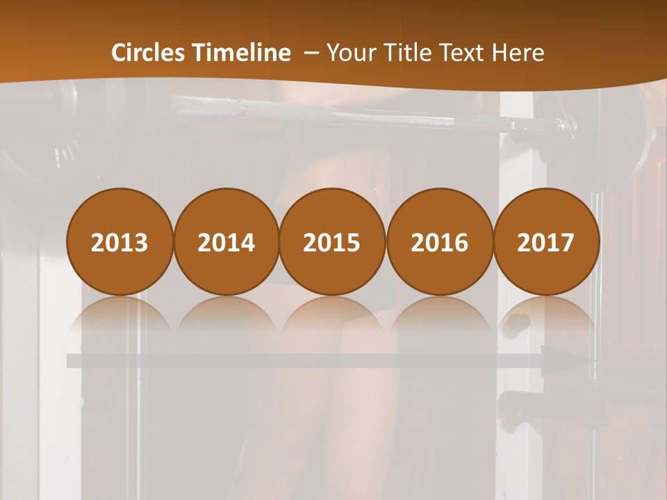 Healthy Sportswoman Bottle PowerPoint Template