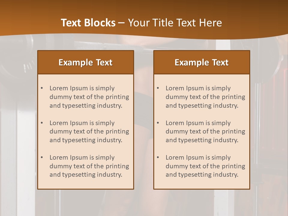 Healthy Sportswoman Bottle PowerPoint Template