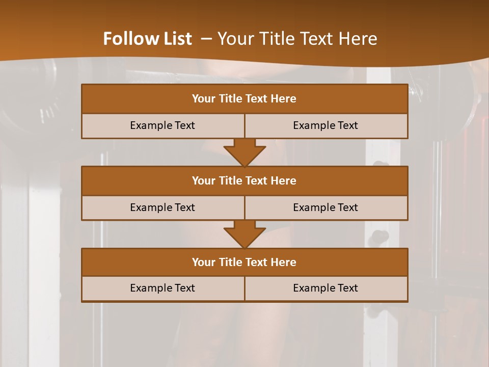 Healthy Sportswoman Bottle PowerPoint Template