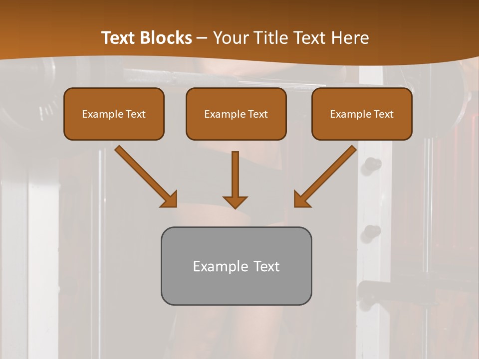 Healthy Sportswoman Bottle PowerPoint Template