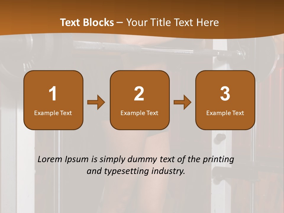 Healthy Sportswoman Bottle PowerPoint Template