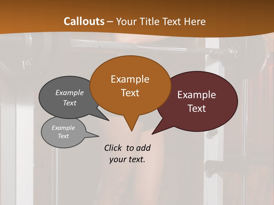 Healthy Sportswoman Bottle PowerPoint Template