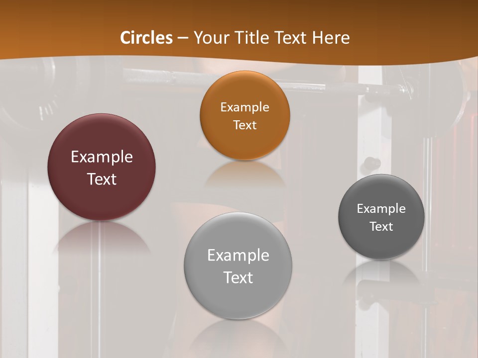 Healthy Sportswoman Bottle PowerPoint Template