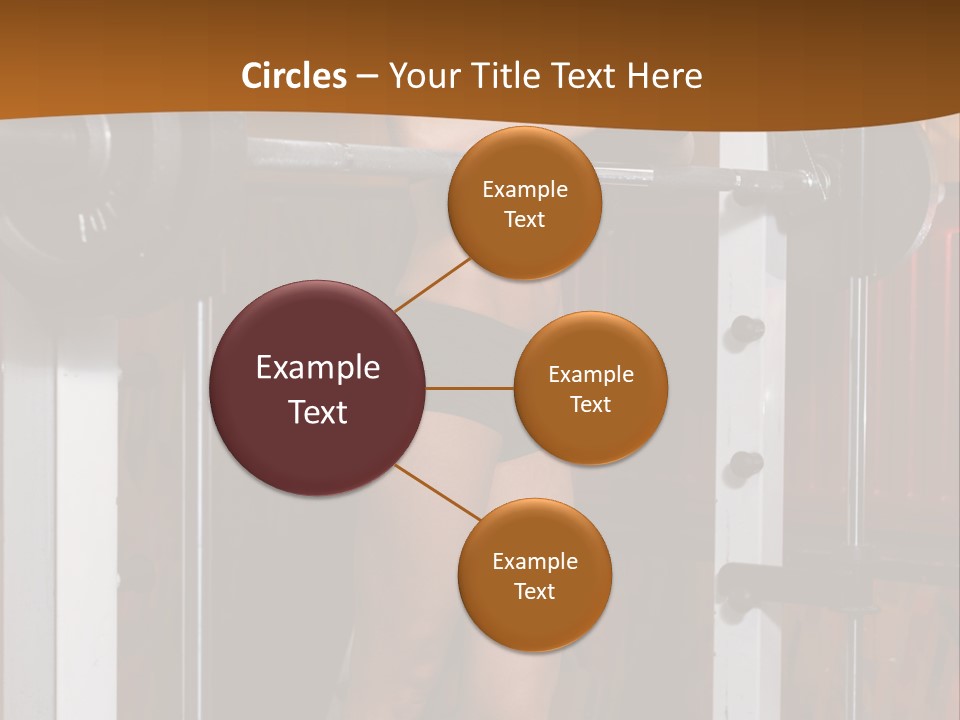 Healthy Sportswoman Bottle PowerPoint Template