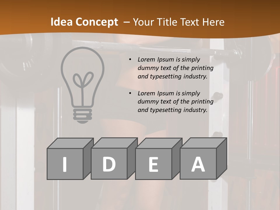 Healthy Sportswoman Bottle PowerPoint Template