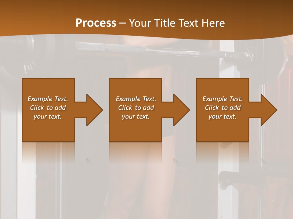 Healthy Sportswoman Bottle PowerPoint Template