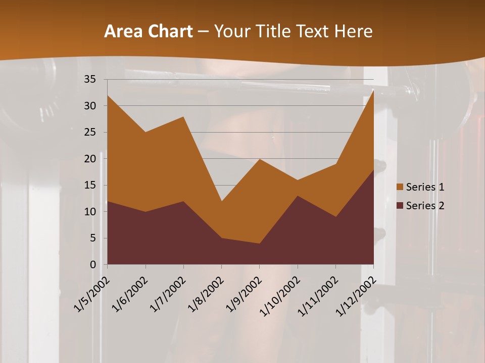 Healthy Sportswoman Bottle PowerPoint Template