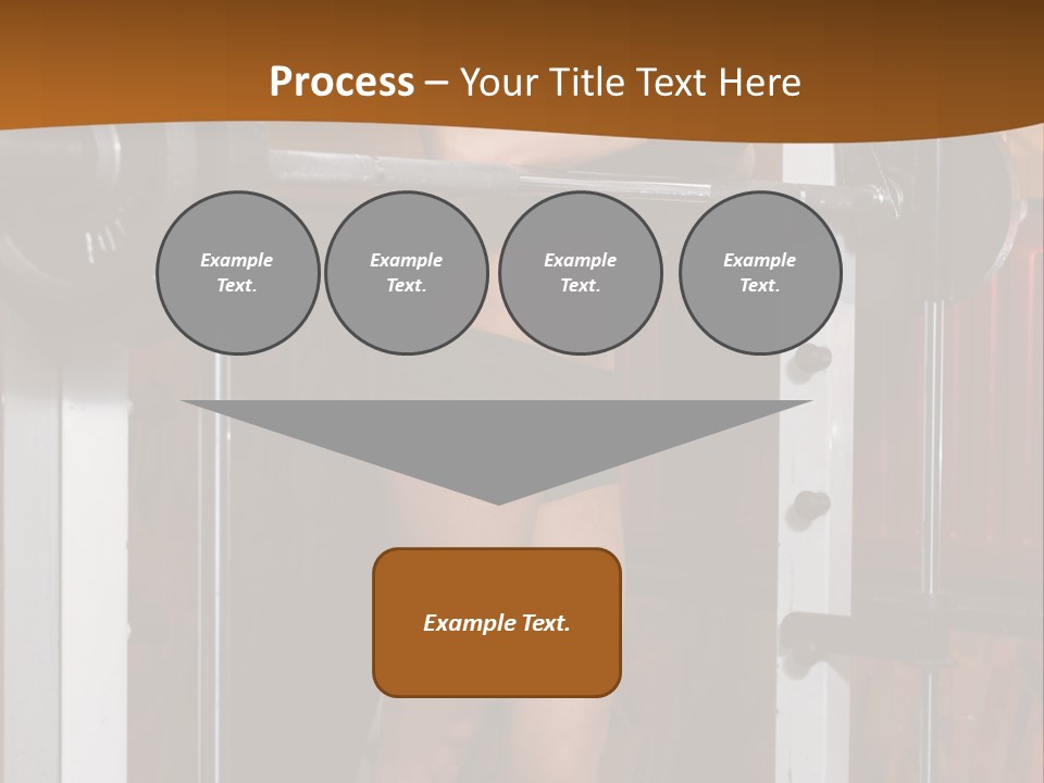 Healthy Sportswoman Bottle PowerPoint Template