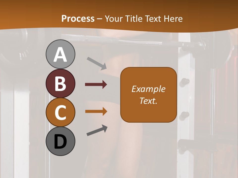 Healthy Sportswoman Bottle PowerPoint Template