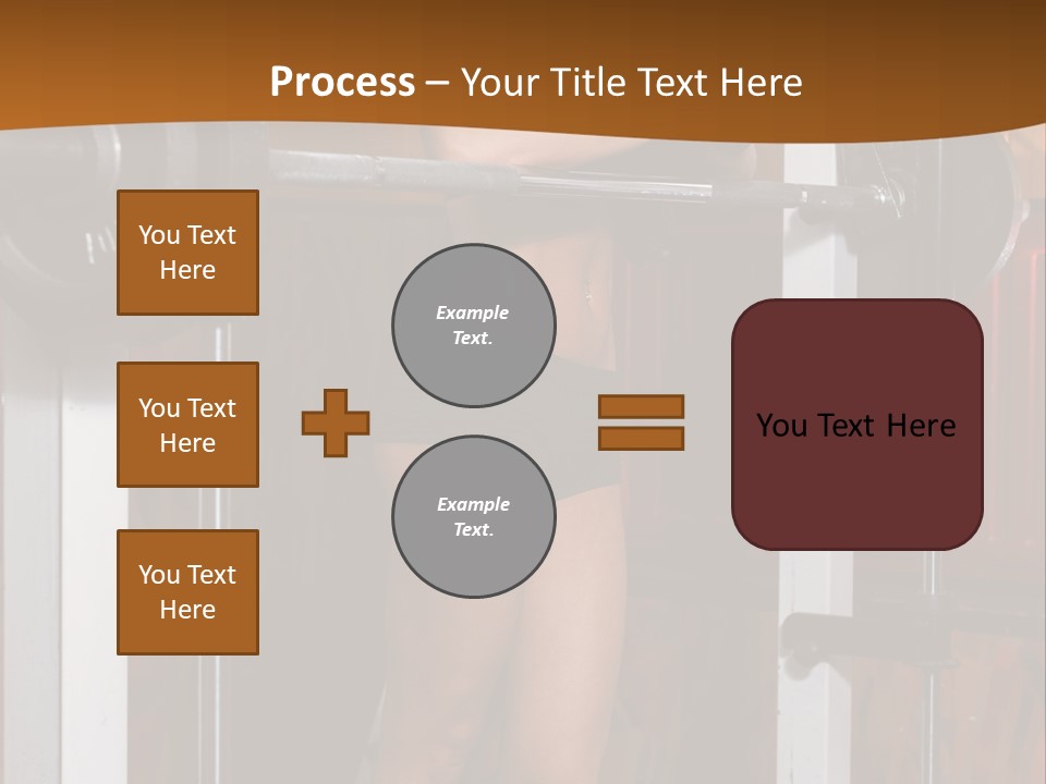 Healthy Sportswoman Bottle PowerPoint Template