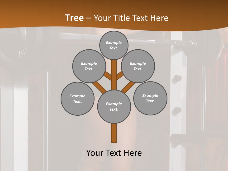 Healthy Sportswoman Bottle PowerPoint Template