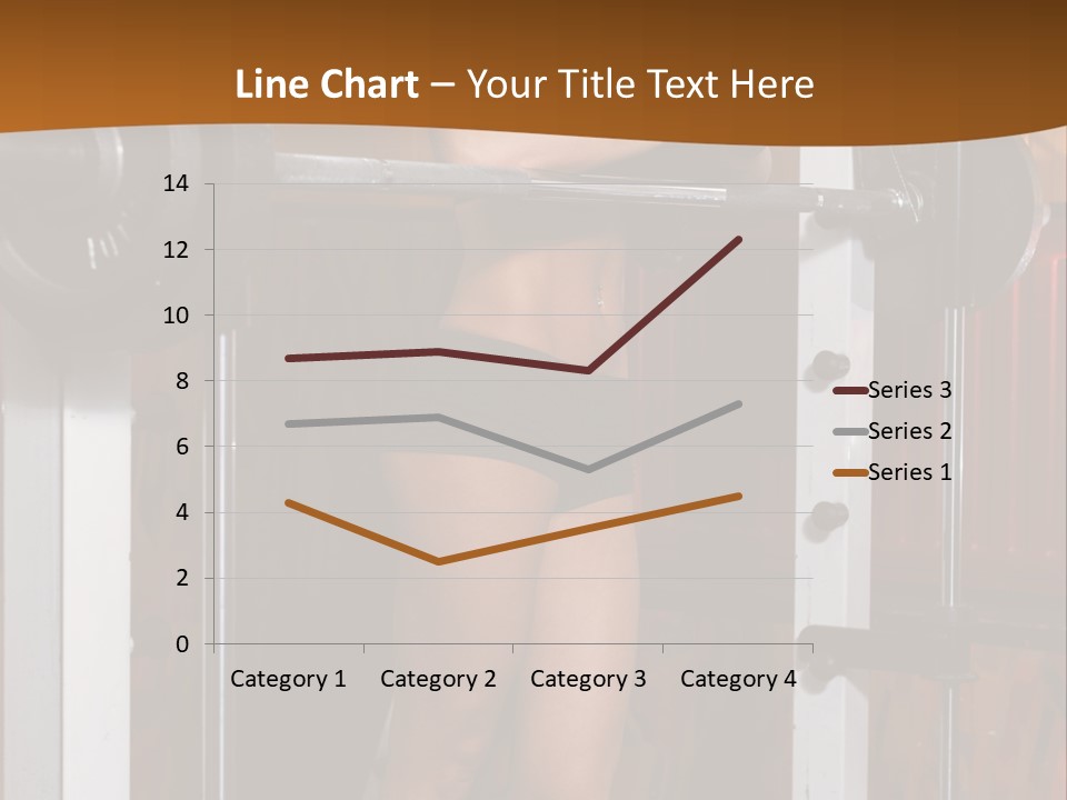 Healthy Sportswoman Bottle PowerPoint Template