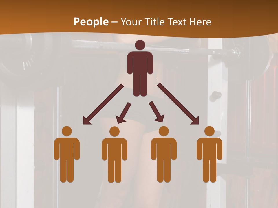 Healthy Sportswoman Bottle PowerPoint Template