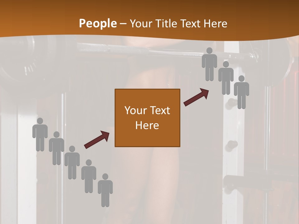 Healthy Sportswoman Bottle PowerPoint Template