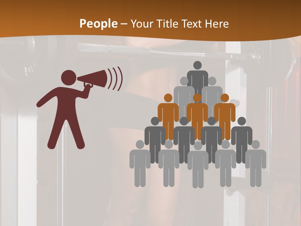 Healthy Sportswoman Bottle PowerPoint Template