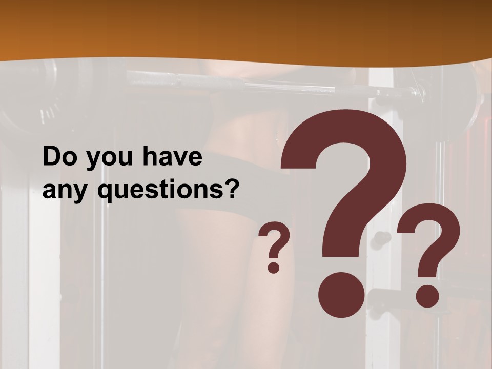 Healthy Sportswoman Bottle PowerPoint Template