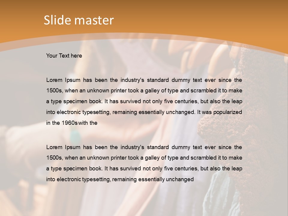 Fashion Retro Junk PowerPoint Template