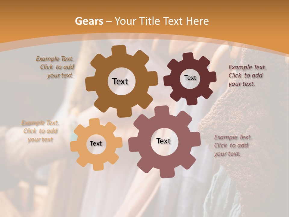 Fashion Retro Junk PowerPoint Template