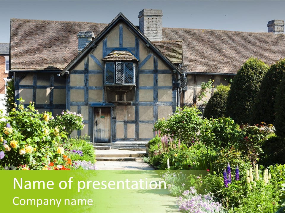 Warwickshire History Travel PowerPoint Template