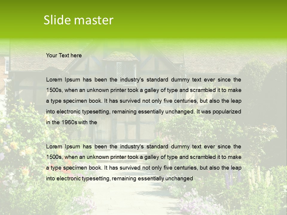 Warwickshire History Travel PowerPoint Template