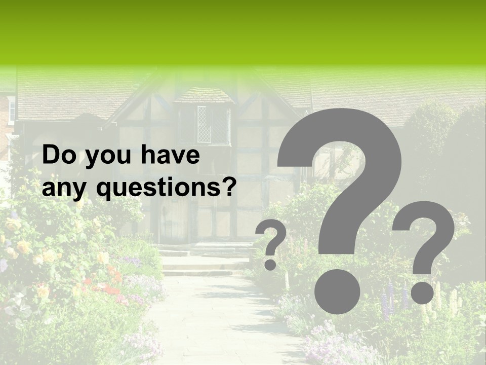 Warwickshire History Travel PowerPoint Template