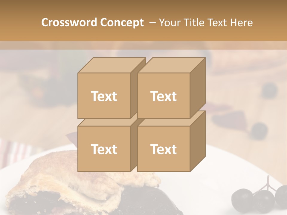 Napkin Table Nobody PowerPoint Template