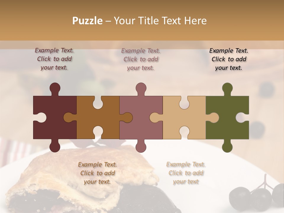 Napkin Table Nobody PowerPoint Template