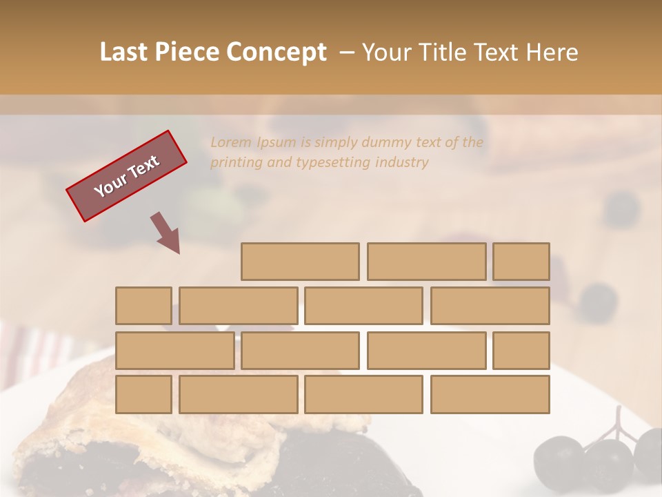 Napkin Table Nobody PowerPoint Template