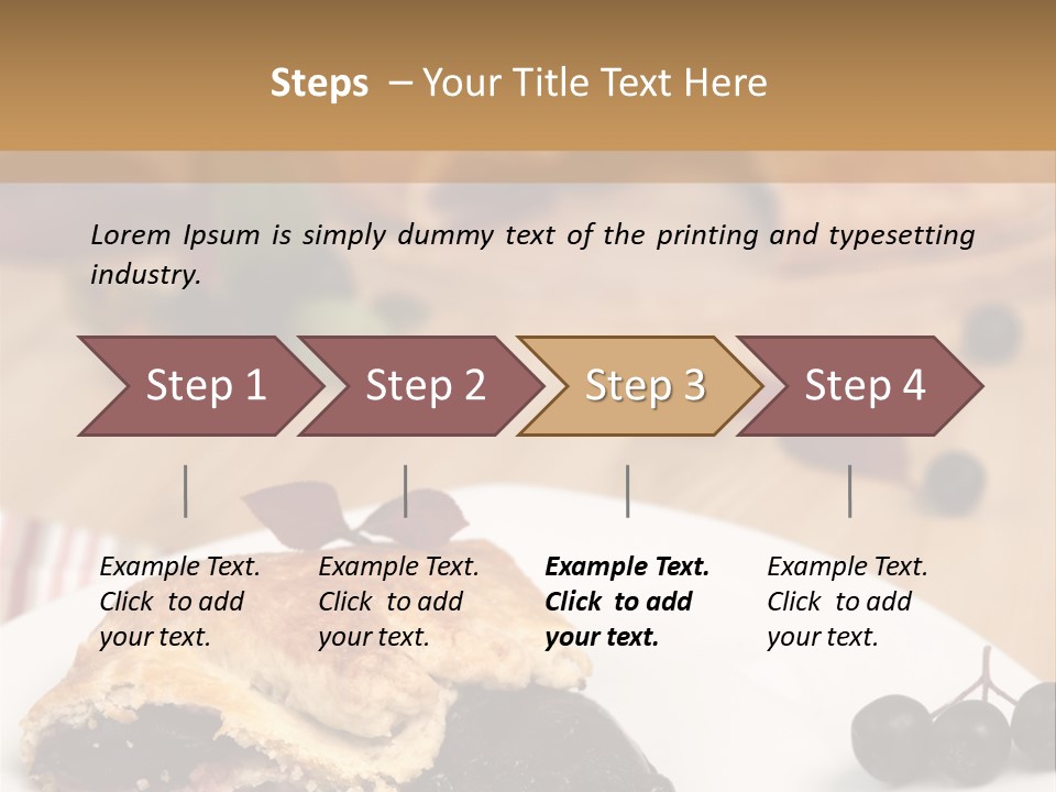Napkin Table Nobody PowerPoint Template