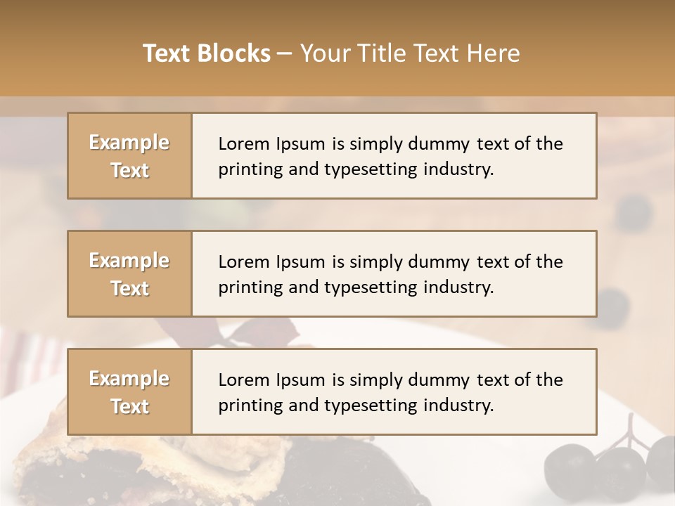 Napkin Table Nobody PowerPoint Template