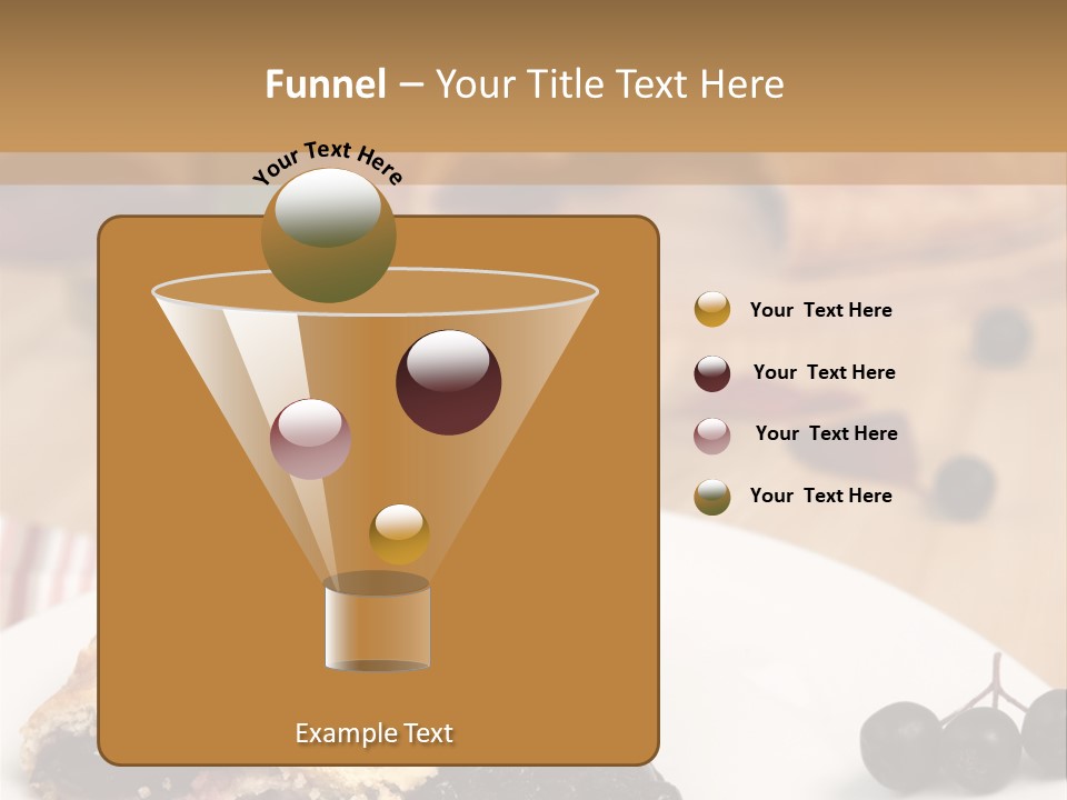 Napkin Table Nobody PowerPoint Template